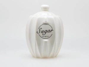 БАНКА ДЛЯ СЫПУЧИХ ПРОДУКТОВ керамическая "Sugar" 700 мл/11,3*11,3*15,6 см   110154