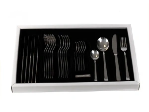 НАБОР СТОЛОВЫХ ПРИБОРОВ металлических "Berlin" 24 пр.: 12 ложек, 6 ножей, 6 вилок  Tramontina 103254 