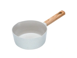 СОТЕЙНИК алюминиевый с керамическим покрытием "Ceramic Latte" 18*8 см/1,5 л со стеклянной крышкой  Fresca 105648