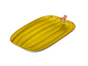 БЛЮДО фарфоровое "Тыковка" 34,3*21,9*3,5 см   109640 