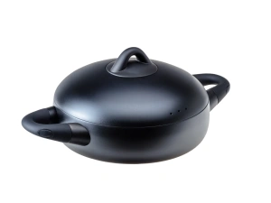 ЖАРОВНЯ алюминиевая с антипригарным покрытием с крышкой 3 л/24 см   110379 