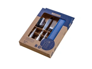 НАБОР СТОЛОВЫХ ПРИБОРОВ металлических "By Me" 4 пр.: ложка, вилка, нож, пластмассовый футляр   109324 