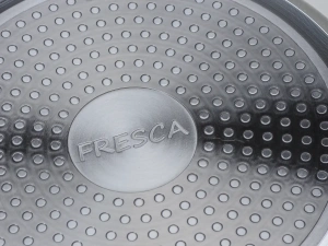 КАСТРЮЛЯ алюминиевая с керамическим покрытием "Ceramic Latte" 24*11 см/3 л со стеклянной крышкой  Fresca 105645