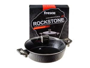 ЖАРОВНЯ алюминиевая с антипригарным покрытием с крышкой 3 л/26 см   110375