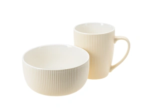 НАБОР ДЛЯ ЗАВТРАКА керамический 2 пр.: кружка 375 мл, салатник 13*7 см   109645