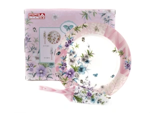 НАБОР ДЛЯ ТОРТА фарфоровый 2 пр.: блюдо 26 см, лопатка   103541 