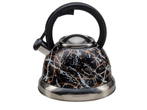 ЧАЙНИК со свистком 3,5 л из нержавеющей стали с пластмассовой ручкой   110653