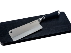 НАБОР НОЖЕЙ металлических 8 пр. в подставке: 5 ножей, ножницы, скребок, точилка   108505