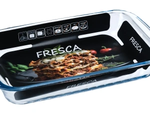 БЛЮДО стеклянное прямоугольное 29,5*17,6*5,1 см/1,6 л  Fresca 107970