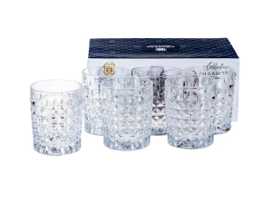 НАБОР СТАКАНОВ стеклянных "DIAMOND" 6 шт. 230 мл   110087