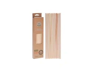 НАБОР СОЛОМОК ДЛЯ ПИТЬЯ бамбуковых 20 шт*20 см   104701 