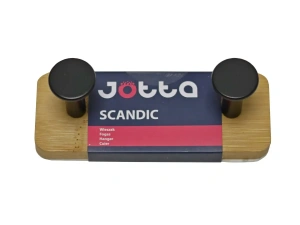 ВЕШАЛКА НАСТЕННАЯ бамбуковая "Scandic" на 2 крючка 12*4,5*4,5 см   104882 