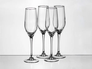 НАБОР БОКАЛОВ ДЛЯ ШАМПАНСКОГО стеклянных "Tasting time. Champagne" 4 шт. 160 мл/23,5 см  Luminarc 91683 