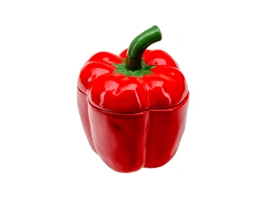 ЕМКОСТЬ ДЛЯ СЫПУЧИХ ПРОДУКТОВ керамическая "Перец" 13*13*18 см   109897