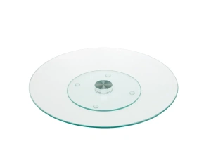 БЛЮДО стеклянное вращающееся 32 см   107514 