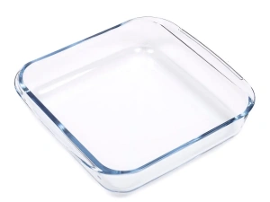 БЛЮДО стеклянное квадратное 24,5*21,9*5,1 см/1,8 л  Fresca 97621 